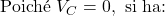  \text{Poiché } V_C = 0,\ \text{si ha:} 