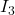 \( I_3 \)