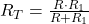 R_T = \frac{R \cdot R_1}{R + R_1}