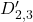 D'_{2,3}