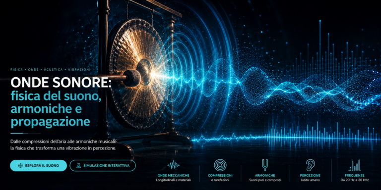 Onde sonore fisica: frequenza, ampiezza e caratteristiche