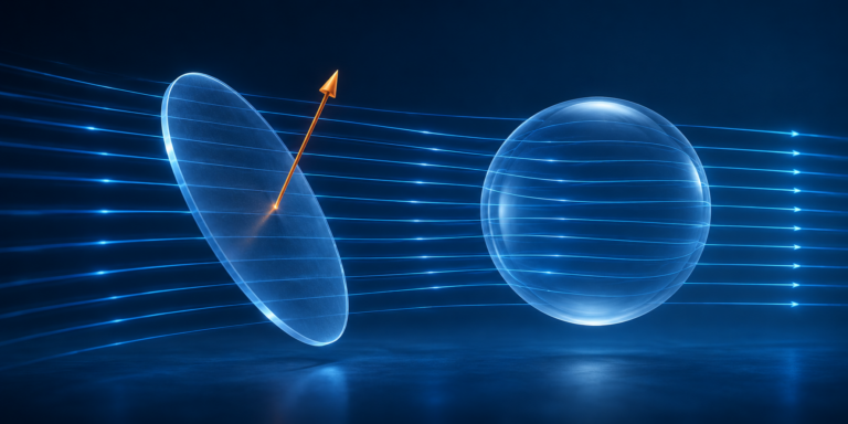 Campo magnetico attraverso una superficie orientata e una superficie sferica chiusa Didascalia: Il flusso magnetico attraverso superfici aperte e chiuse conduce alla legge di Gauss per il magnetismo.