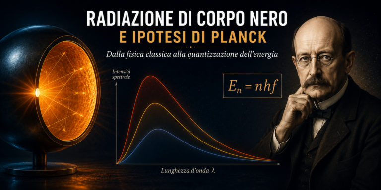 Radiazione di corpo nero, spettro termico, quantizzazione dell’energia e Max Planck
